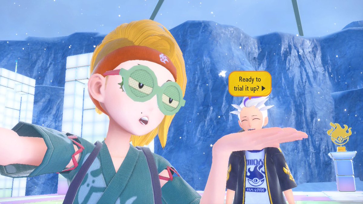 t4trickstar's tweet photo. Pokémon consumes my life.. therefore it cannot be on a separate account. I really seriously had a blast! Carmine is like.. Teru Tendo level of favorite for me. and thats a big deal if you know me! 

I’m gonna stop myself from rambling but this game’s story is really good. https://t.co/SB98a1Lfa0