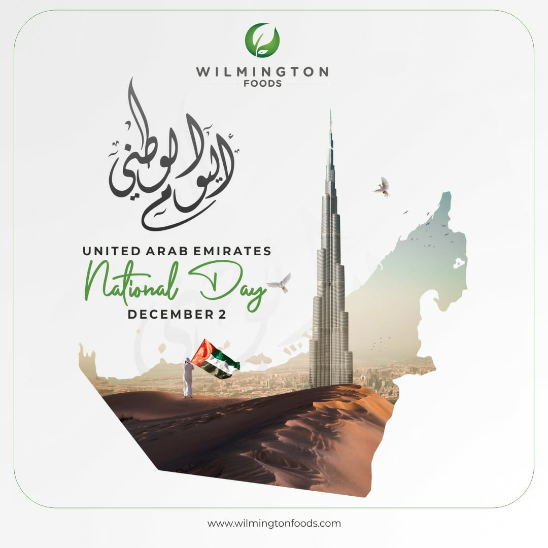 WilmingtonFoods's tweet photo. #WilmingtonFoods proudly joins the nation in celebrating 53 years of unity, progress, and the remarkable achievements of the #UAE!
 Happy 53rd UAE National Day! 🇦🇪 https://t.co/DyquM5MyZB