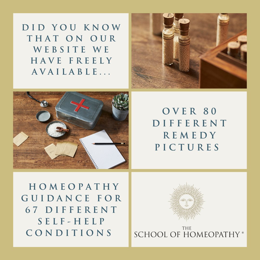 HomeopathyEdu's tweet photo. Our website has loads of free resources for those interested in homeopathy.
...
https://t.co/WTbov0sy36
https://t.co/TbukaTxYau
...
#learnhomeopathy #studyhomeopathy #Homeopathy #homeopathyrocks #homeopathyworks #homeopathyforall #BeBetterNaturally https://t.co/ShK3WMZj5b