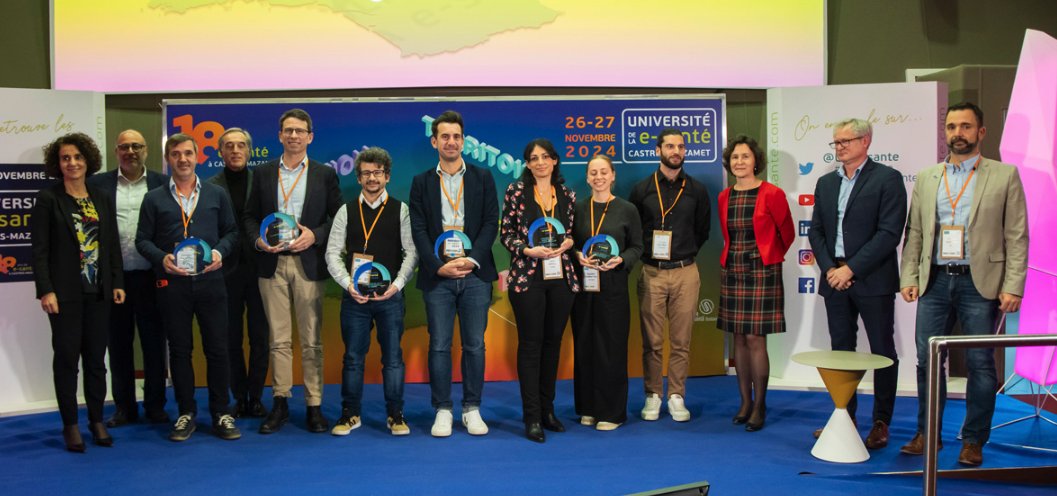 Les 🏆#TropheesEsante - Édition 2024 #univEsante
✔️Le prix dans la catégorie « Patients » est remis à <a href="/Skezi_EU/">SKEZI</a>
🔎 logiciel 100% made in France, outil autonome de création de questionnaires en ligne dédié à la santé, aux données sensibles et à la gestion de e-cohortes
Parrainé