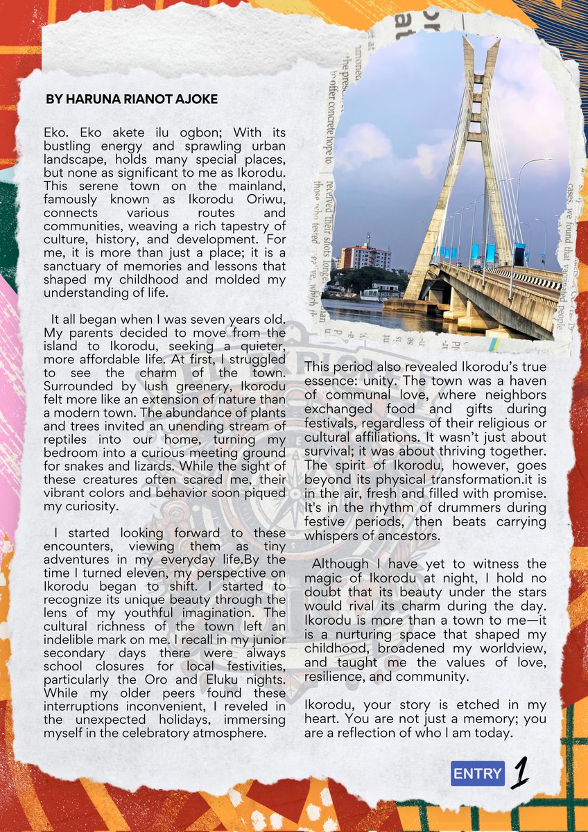 edexplore2024's tweet photo. We are excited to reveal the top 5 entries for the Hangout with Ed-Explore Writing Contest!

We had a lot of fascinating entries, but these talented writers stood out with their creativity, passion, and storytelling skills, capturing the essence of Lagos State through their words https://t.co/DejllpjZQ8