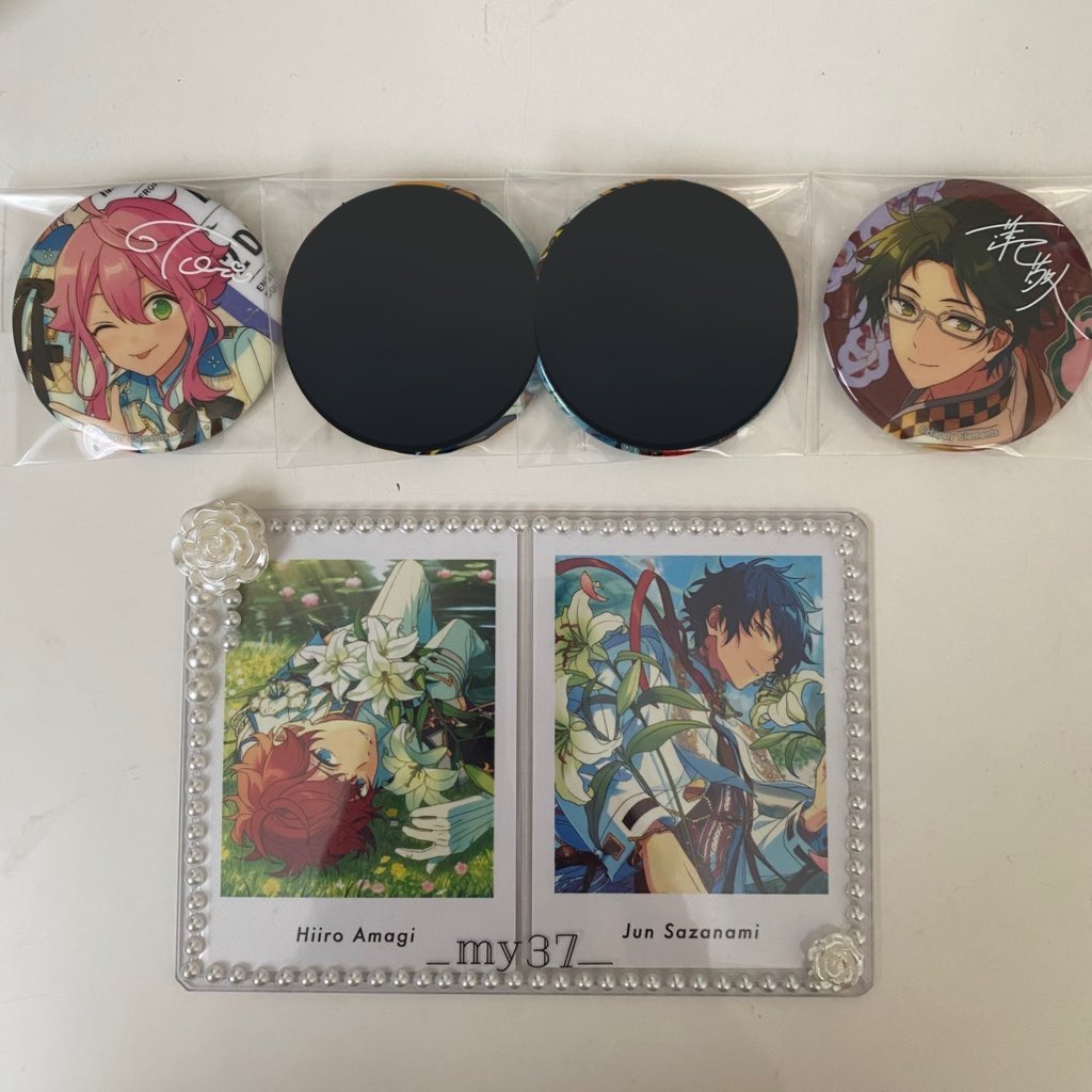 【交換】あんスタ ALBUM SERIES "TRIP" CANBA!! 缶バッジ A

譲▷桃李 敬人

求▷Bレオ＞一彩 ジュン

郵送またはスタライ大阪21.22手渡しでの交換

お気軽にお声掛けお願い致します🕊️