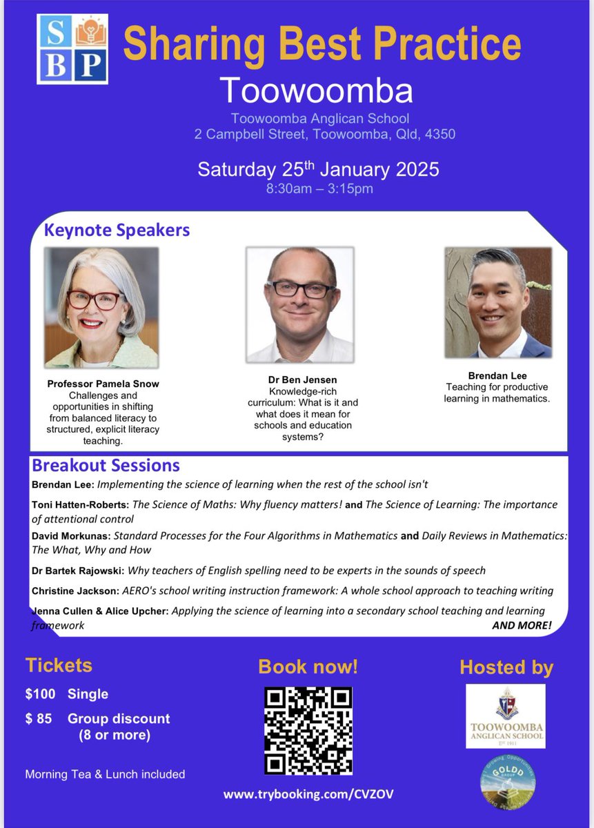 SarahBowde93872's tweet image. Very excited for SBP Toowoomba 2025! Tickets are on sale now.