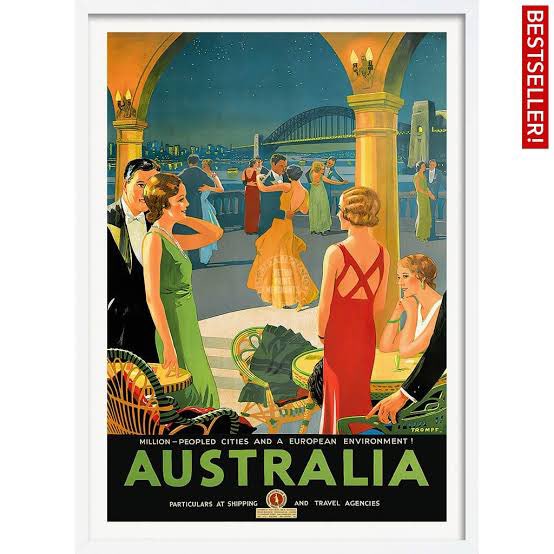 real_nineoclubs's tweet photo. Remembering Percy Trompf (1902-1964) - a commercial artist who publicised Australian life to the world. 

His art represented the best hope for the organic Australian nation on the great southern continent. https://t.co/TRgSo6vzYr