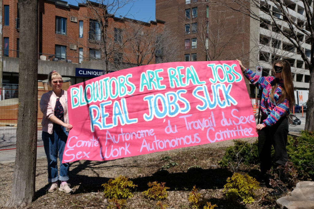 Quelle action syndicale sur le travail du sexe ? Une interview avec les Comités autonome du travail du sexe (CATS), du Québec, qui font un vrai boulot d'organisation concrète – de quoi interroger les position de nos syndicats sur le sujet ⤵️