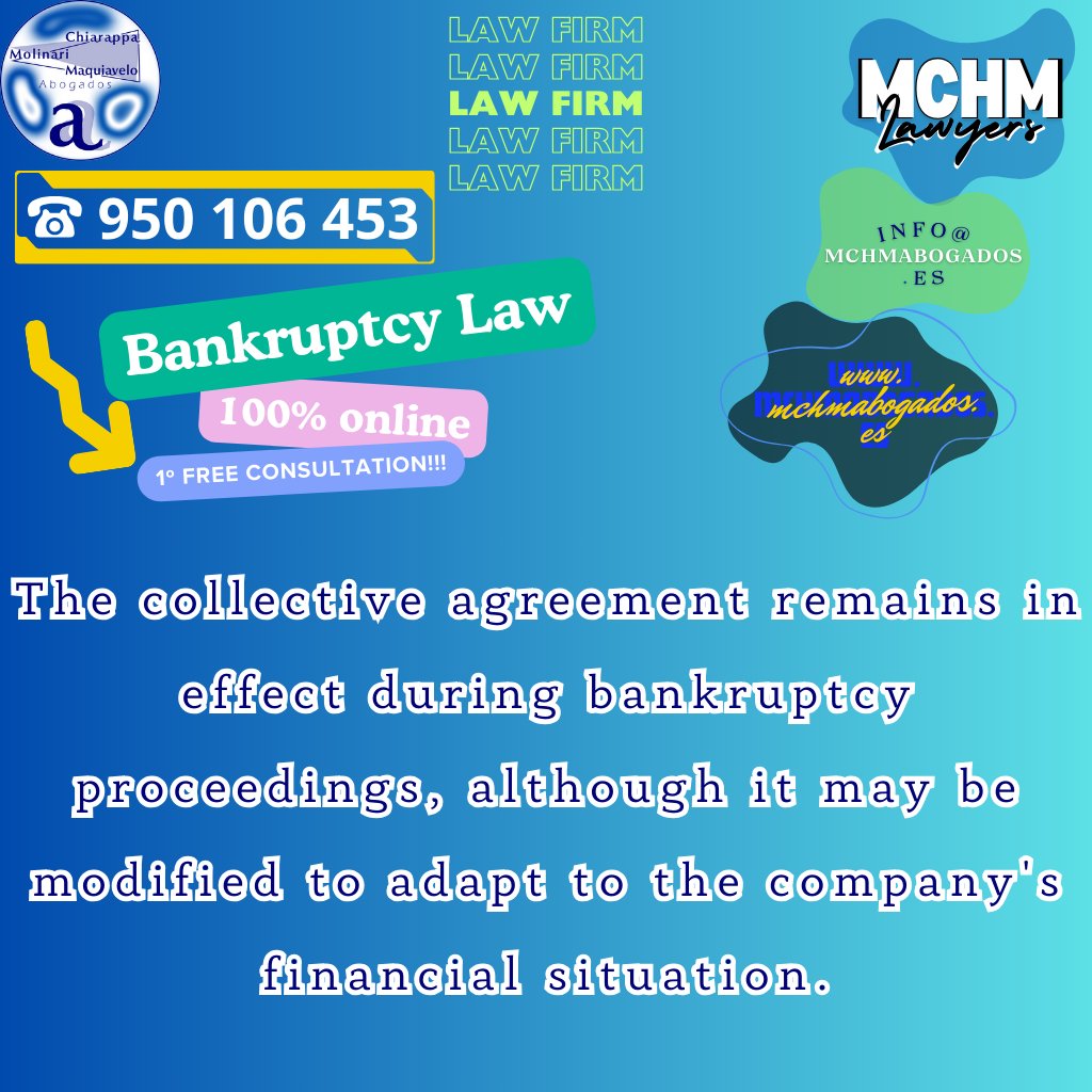 MCHMAbogados's tweet image. 🏛️🌐Insolvency Proceedings and Collective Bargaining Agreements: Keys to Business Survival 📚⚖️
 🔗mchmabogados.es/idiomas/en/
 ⚖️At MCHM Lawyers, we share an insightful note on this topic.
Read More: mchmabogados.es/blog-mchmaboga…
Lawyers in Almería
#MCHMAbogados #LaborLaw #LaborProtection