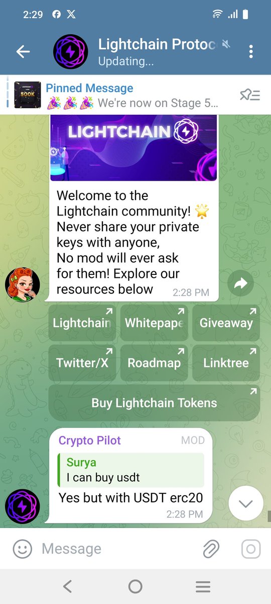 Stariray78's tweet photo. @GiveAwayHost @LightchainAI https://t.co/A9HISxOxTg