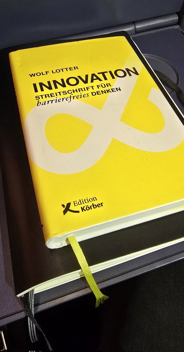 Thomas J. Dettling #DigitalTransformation (@thomas_dettling) on Twitter photo ⬛️ "Innovation ist der berechtigte Anlass für die Hoffnung, dass es besser wird. Der Beweis, dass die Zukunft existiert. Dass es einen Fortschritt gibt, eine Perspektive."
<a href="/wolflotter/">WOLF LOTTER🦉</a>
Sehr empfehlenswert. Unbedingt Lesen. 📚
Für mich das Beste zum Thema Innovation, Kultur und ⬛️ "Innovation ist der berechtigte Anlass für die Hoffnung, dass es besser wird. Der Beweis, dass die Zukunft existiert. Dass es einen Fortschritt gibt, eine Perspektive."
<a href="/wolflotter/">WOLF LOTTER🦉</a>
Sehr empfehlenswert. Unbedingt Lesen. 📚
Für mich das Beste zum Thema Innovation, Kultur und