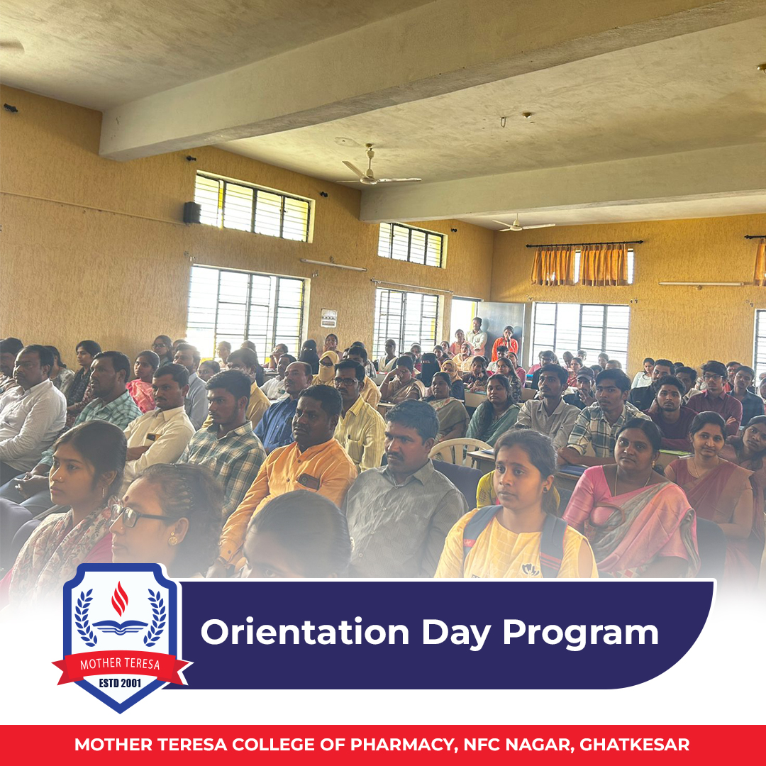 GroupofColleges's tweet photo. Orientation Day Programme at Mother Teresa College of Pharmacy🌟
The Orientation Day was graced by Prof. S. Srinu Naik, Chairperson, BoS Pharm.D, UCT, Osmania University, as the Chief Guest.

#OrientationDay2024 #PharmacyEducation #OrientationDay #MotherTeresaCollegeOfPharmacy https://t.co/fVvRBKRLC5