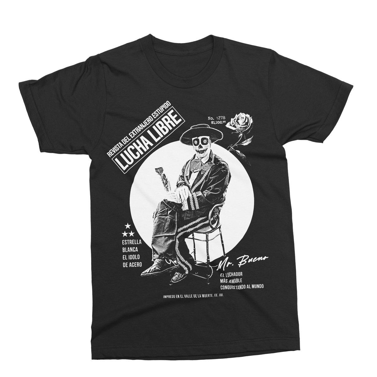 Mr. Bueno フォトTシャツ バカガイジンから爆誕した謎の覆面レスラー 