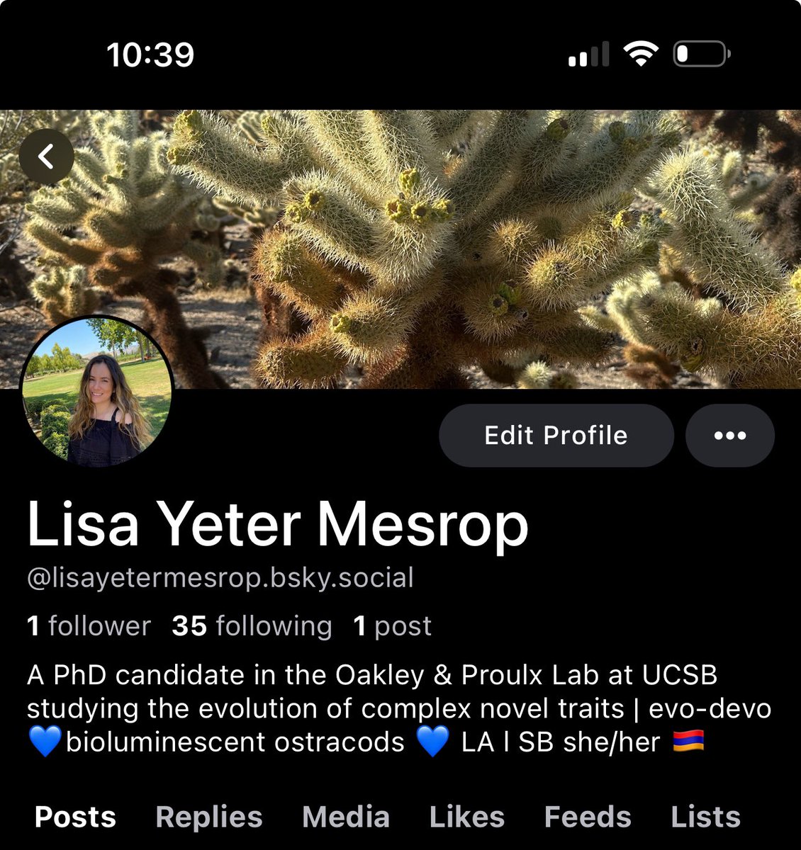 I’m migrating over to Bluesky! Check out this #Armenian👩‍🔬աղջիկ in science at: