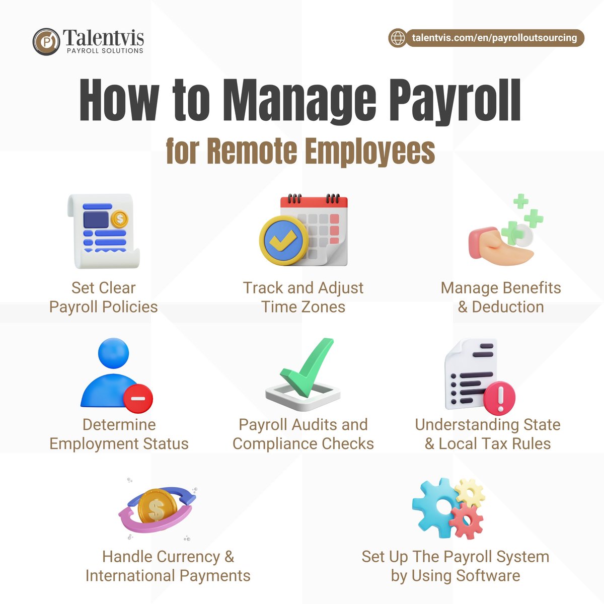 tlvpayrollS's tweet photo. Struggling with payroll for the remote workers? We've got you covered!

#RemoteWorkers #PayrollManagement #TalentvisPayrollSolution https://t.co/eanLC7vfPv