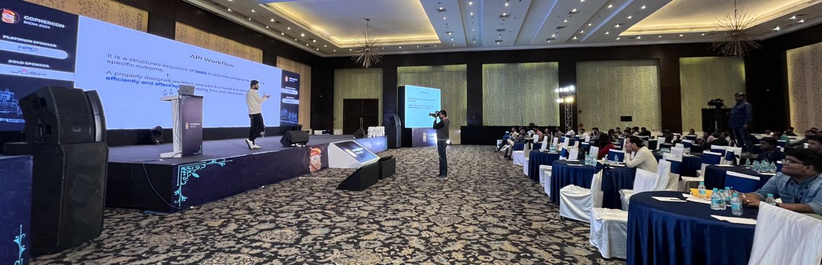 GopherConIndia's tweet image. Suryanshu Singh dives into the Workflow Library in Go for API Development, showcasing smarter ways to streamline processes and craft robust APIs.

#GCI24 #GopherConIndia2024