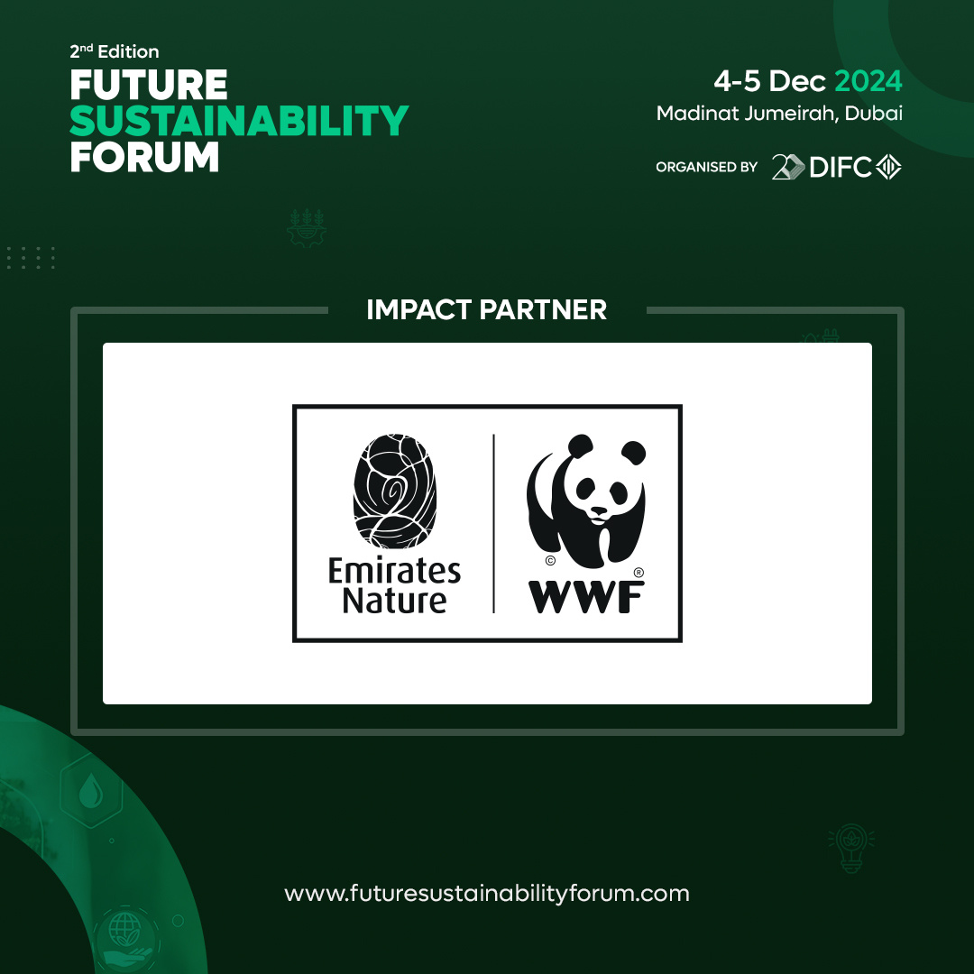 FSF_Dubai's tweet image. We’re proud to welcome Emirates Nature-WWF as our #ImpactPartner for the 2nd Annual Future Sustainability Forum 2024 happening on 4-5 December 2024 at Madinat Jumeirah, Dubai. 🌱 

Book Your Tickets: hubs.li/Q02ZW_QG0  
#DIFCevent #FSF24 #sustainability