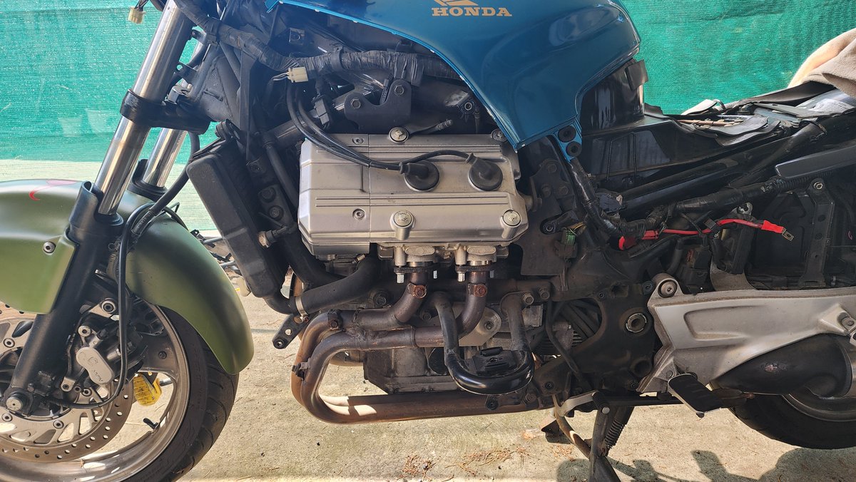 When I am not gaming or messing around with Sports Cards. I love to ride or for now, custom build my bike. Slowly building a V4 1100 Streetfighter to my liking. Think of a tidy Mad Max bike.