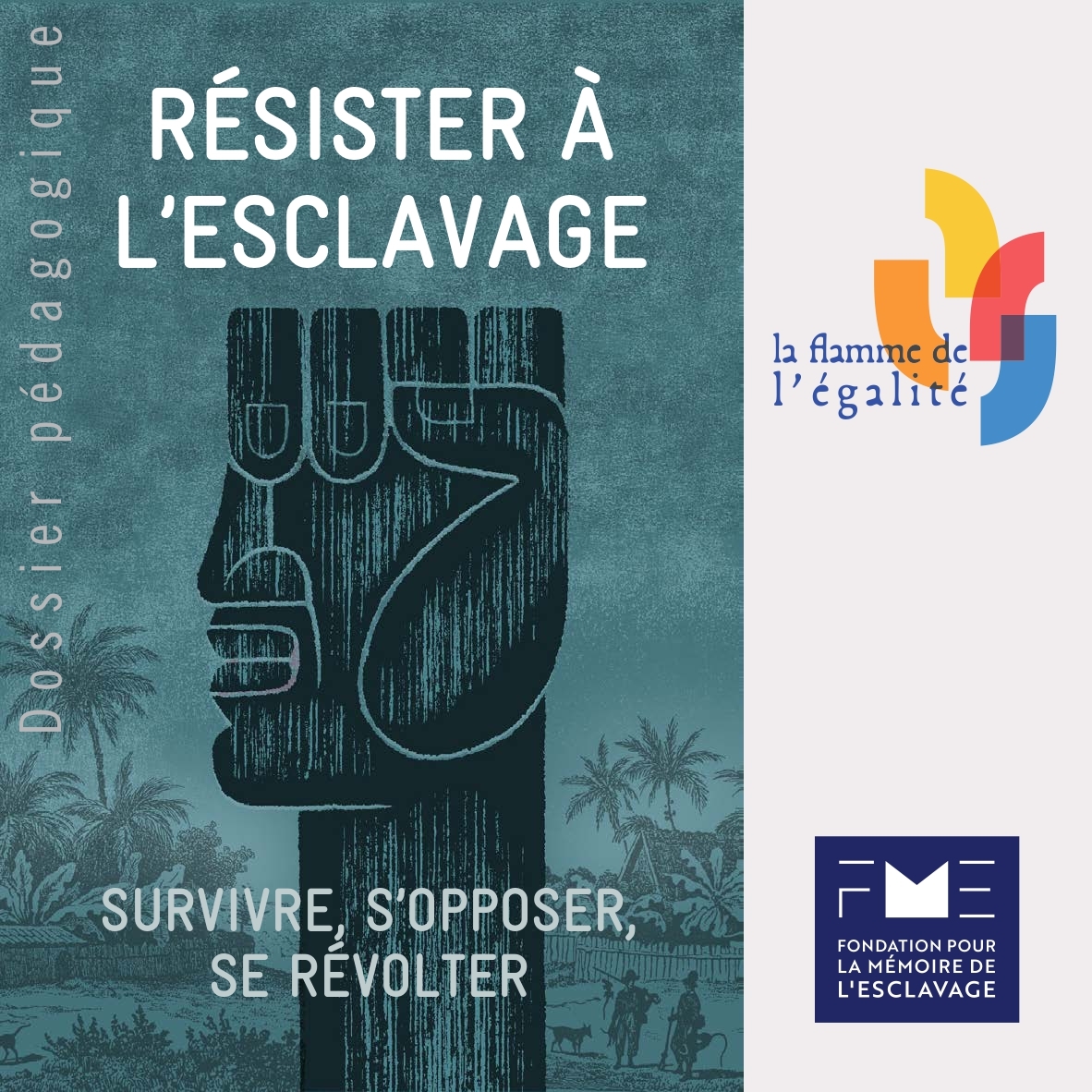 Autour d'un travail de mémoire et d'histoire, la Flamme de l'Égalité invite les classes à réaliser collectivement une production sur le thème : « Résister à l’esclavage : survivre, s’opposer, se révolter »

Une action à conduire du cycle 3 au lycée ▶ eduscol.education.fr/3529/concours-…