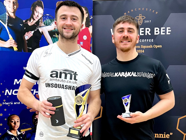It’s Tour title No10 for England’s <a href="/nickwallsquash/">Nick Wall</a> after beating Welshman <a href="/EmyrevoEmyr/">Emyr Evans</a> in the men’s <a href="/PSAChallenger/">PSA Challenger Tour</a> Northern Open final in Manchester squashinfo.com/events/10896

<a href="/englandsquash/">🏴󠁧󠁢󠁥󠁮󠁧󠁿 England Squash</a> <a href="/sqwales/">🏴󠁧󠁢󠁷󠁬󠁳󠁿 SQUASH WALES</a> <a href="/Hallamshire/">Hallamshire T & SC</a> <a href="/TheNorthernMCR/">The Northern</a> <a href="/SquashSite/">Squash Site</a>