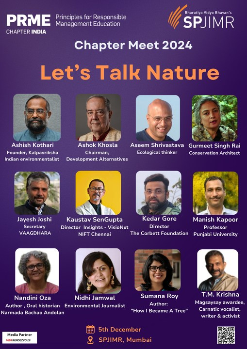 mbarendezvous's tweet photo. SPJIMR is organizing The PRME India Chapter Meet,The Mela with Media Partner - MBARENDEZVOUS

𝐓𝐡𝐞𝐦𝐞 -"Let’s Talk Nature"
𝐒𝐜𝐡𝐞𝐝𝐮𝐥𝐞 - December 5, 2024,
𝐋𝐨𝐜𝐚𝐭𝐢𝐨𝐧 - SPJIMR Mumbai campus.

Book Your Seats Now - https://t.co/s40rK1UmSP https://t.co/k3pUt8ZWuw