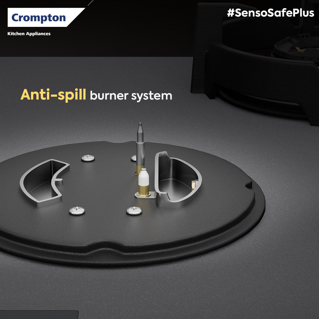 Crompton_India's tweet photo. SensoSafe Plus: for a culinary experience as refined as your style✨
#SensoSafePlus #KitchenAppliances #Hob #3DBurner #MatteFinish #FlameFailureSafetyDevice #Crompton #CromptonIndia https://t.co/noAz5zVOPp