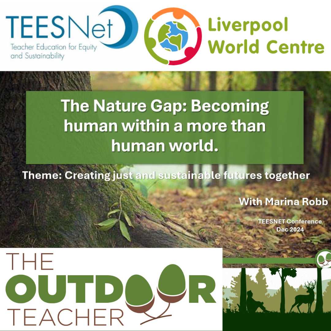 The Outdoor Teacher & Circle of Life Rediscovery (@outdoorteacher) on Twitter photo 🌍 Excited to Speak at the UK <a href="/TEESNet_Conf/">TEESNet Conference</a> tomorrow! #TEESNet24 at Liverpool Hope University. Hope to see some of you there!
#TEESNetConference #EducationForSustainability #SocialAndEcologicalJustice #GlobalCitizenship #TeacherEducation #SustainableFutures 🌍 Excited to Speak at the UK <a href="/TEESNet_Conf/">TEESNet Conference</a> tomorrow! #TEESNet24 at Liverpool Hope University. Hope to see some of you there!
#TEESNetConference #EducationForSustainability #SocialAndEcologicalJustice #GlobalCitizenship #TeacherEducation #SustainableFutures