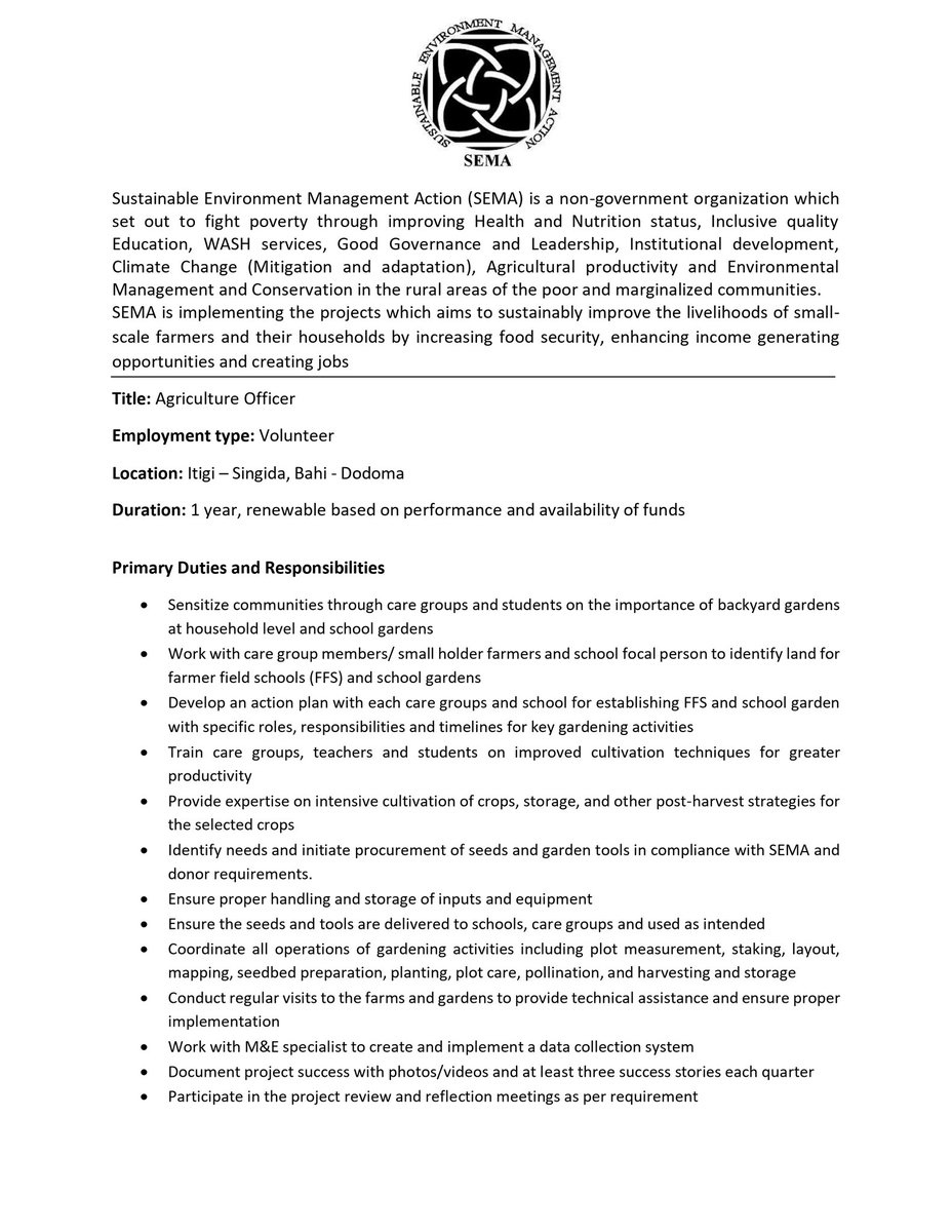 SEMA Singida tweet media