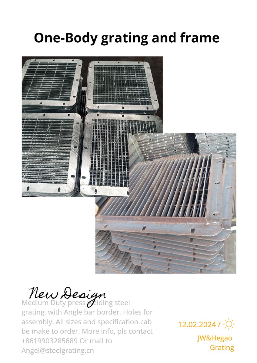 Angelqu0603's tweet photo. End of December, let's celebrate for the coming festive days.

Grating business going on, and getting better, wish all of us have a great ending of 2024.

#grating #grates #channel #heavyduty #mediumduty #light duty

#steelgrate #sumpgrate https://t.co/NB2ppgvo98