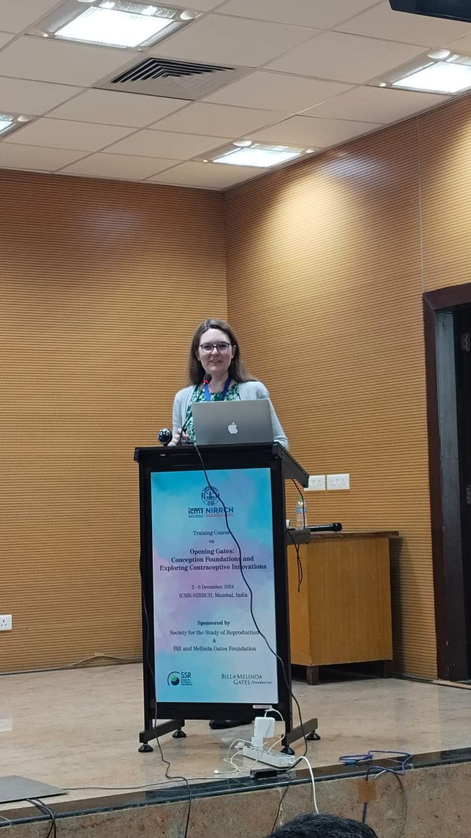 icmrnirwoh's tweet photo. Dr Miranda Bernhardt (Animal Production Core, Center for Reproductive Biology, Washington State University) covered aspects of oocyte maturation and told the participants of #OpeningGates, about the cell signalling pathways that drive the process. https://t.co/ZjJhjoLOXL