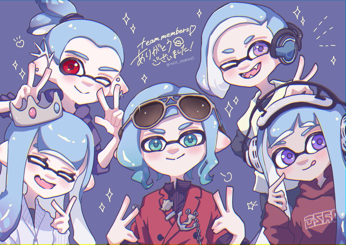 melt_obakeo0's tweet photo. お世話になったチムメンを描いたよ🥰
#Splatoon3 
#スプラトゥーン絵描きさんと繋がりたい https://t.co/QKY0AXBsu9