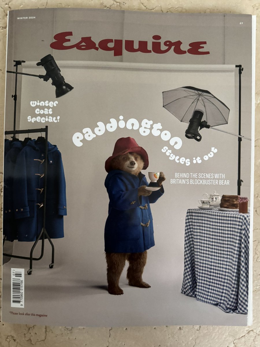 MAuADV's tweet photo. @quindicizero @esquireturkiye Campagna di @ROLEX e @gucci credo. C’è anche su #EsquireUK
Ma qui in copertina c’è #Paddington https://t.co/W4WmuFRz9Z