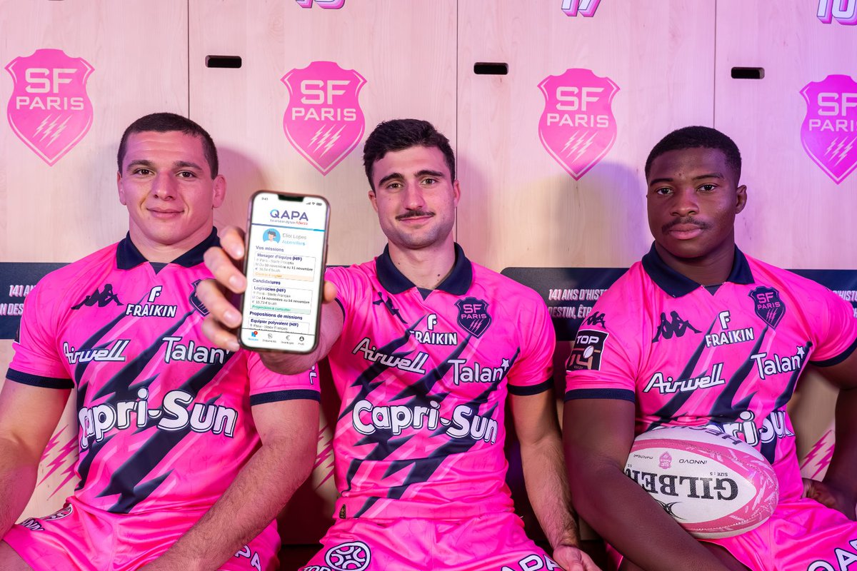[QAPA NEWS 🏉] QAPA s'associe au <a href="/SFParisRugby/">Stade Français Paris</a> avec <a href="/AdeccoFrance/">Adecco France</a> ! Ensemble, nous recrutons les talents qui feront vivre une expérience unique aux supporters lors des matchs et événements 👉 hubs.la/Q02ZH3rb0

#QAPA #AdeccoFrance #StadeFrancaisParis #Recrutement