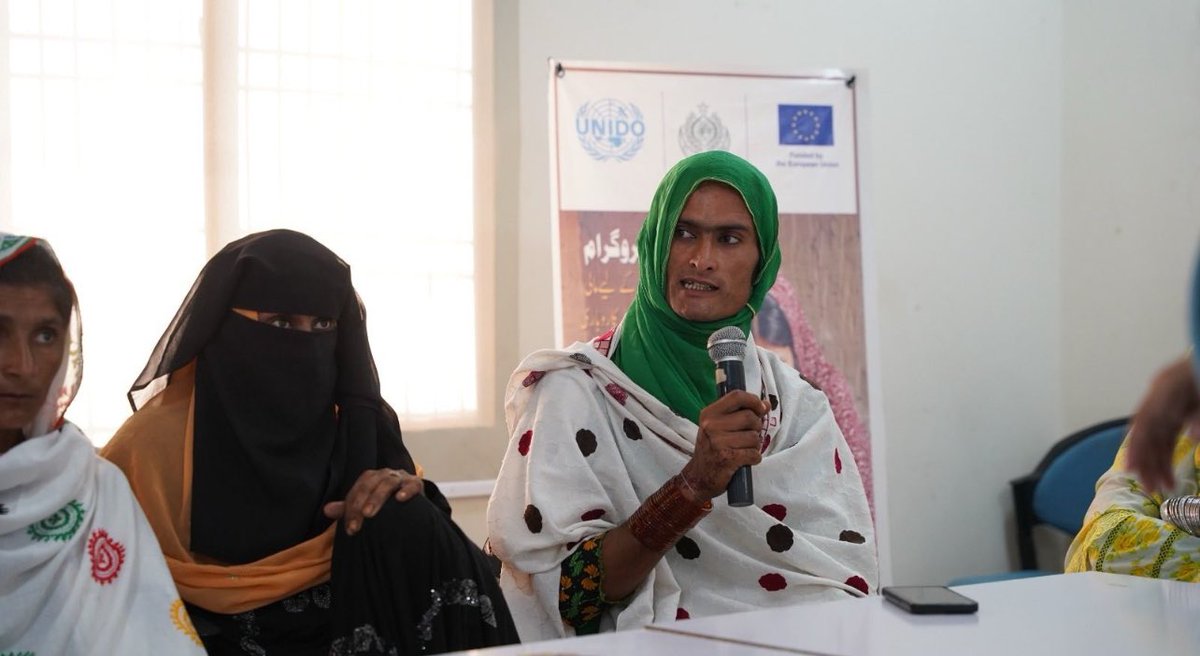 PAIDAR (@paidar_pakistan) on Twitter photo 📍The <a href="/EUPakistan/">EUPakistan</a> funded & <a href="/UNIDO/">UNIDO</a> implemented #PAIDAR programme, with <a href="/SRSO_Official/">SRSO - Sindh Rural Support Organization</a>, hosted a financial literacy workshop for #16DaysOfActivism in Badin.
Inspiring microgrant beneficiaries gained skills in budgeting,saving, & investing to grow their businesses.
<a href="/UNIDO_Pakistan/">UNIDO PAKISTAN</a> 📍The <a href="/EUPakistan/">EUPakistan</a> funded & <a href="/UNIDO/">UNIDO</a> implemented #PAIDAR programme, with <a href="/SRSO_Official/">SRSO - Sindh Rural Support Organization</a>, hosted a financial literacy workshop for #16DaysOfActivism in Badin.
Inspiring microgrant beneficiaries gained skills in budgeting,saving, & investing to grow their businesses.
<a href="/UNIDO_Pakistan/">UNIDO PAKISTAN</a>