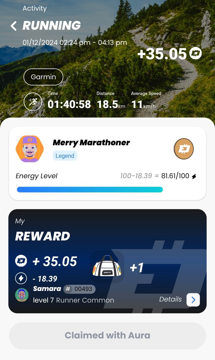 Cryptobeer12's tweet photo. Day 1/24 @DEFITofficial Xmas Challenge!!!

 #DEFIT 💙 https://t.co/PN8Hj6iwO8