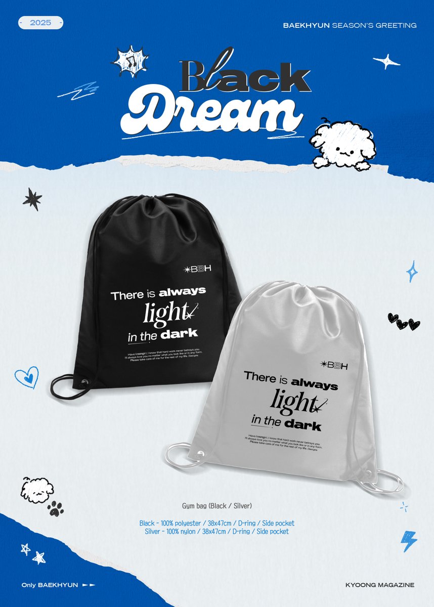 kyoongmaz56's tweet image. ᯓ★

𝗕𝗟𝗔𝗖𝗞 𝗗𝗥𝗘𝗔𝗠
2025 SEASON'S GREETING

24.12.02 (월) 오후 백현시 - 12.13 (금)까지

📃 bit.ly/3OBnlXI

RT 추첨 후 2분께 시즌그리팅/짐색을 보내드립니다.