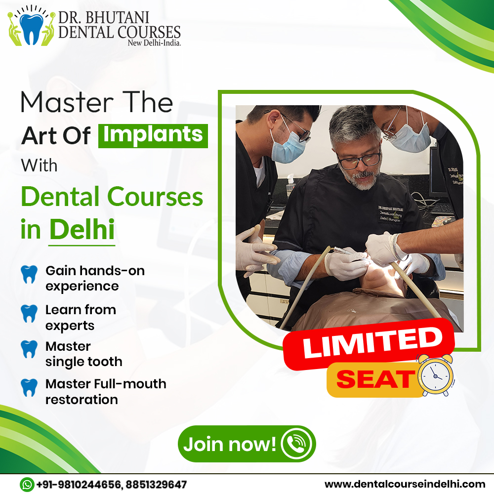 dental_courses's tweet image. Unlock your potential in dental implants! 🦷✨ Gain hands-on experience and expert guidance in single tooth and full-mouth restoration. Limited seats, don’t miss out — Enroll today!
.
#drbhutanidentalcourses #DentalImplants #ImplantTraining #DentistryCourses #DelhiDentistry