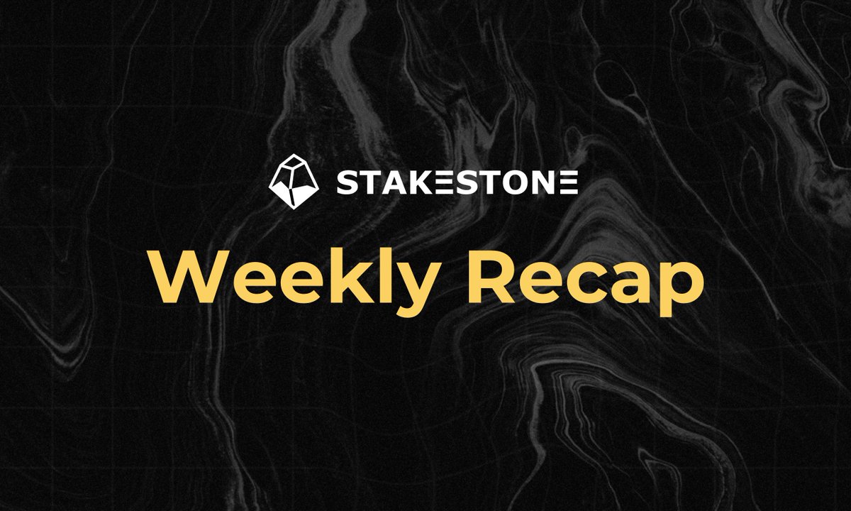 Stake_Stone's tweet photo. Weekly Recap l Week of 24 Nov

1. We had our #StakeStoneConnect in-person meetup in Hanoi, Vietnam! Follow @StakeStone_VN for more updates!
https://t.co/GOR9m4vgJJ

2. Our CSO, @Rose3e3e3 spoke at @megaeth' World Computer event. Thanks for having us!
https://t.co/pFzeU2A8Vx

3. SBTC now live! Learn more!
https://t.co/ciGLxfEzfJ

4. Join our BTCFi party - Mint #SBTC with #BTCB on @BNBCHAIN to share 100k STONE-BTC points!
https://t.co/z1LZX7aIse

5. We had our first #StakeStoneConnect in-person meetup in Turkey, where we shared about DeFi and how to generate more yield with BTC and ETH! Which city should we visit next? https://t.co/WXirTcNLje

6. Tokyo community, thanks for joining us at #StakeStoneConnect in-person meetup! We’ll be back on Dec 21 and we look forward to connecting with you.
https://t.co/IypljEtY3X