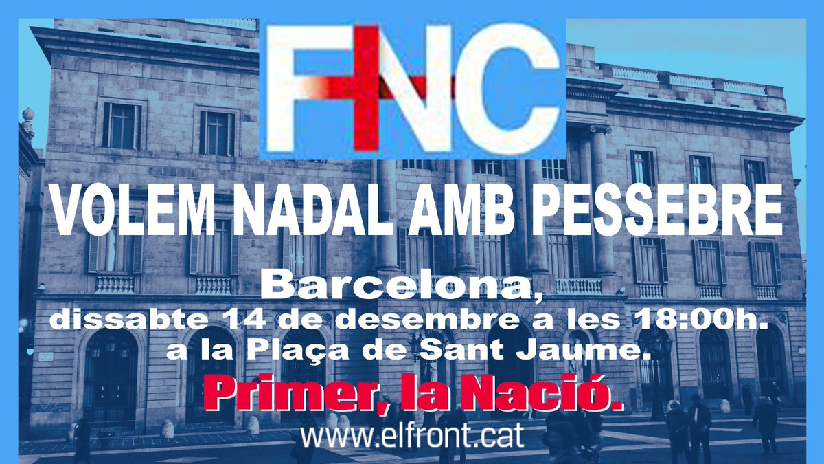 Iniciem una campanya de recollida d'adhesions per deixar clar que el consens per l'espai públic amb pessebre és irrenunciable. Afegiu-vos-hi, fem-nos forts, derrotem el derrotisme, #FemFront, #FemNadalFemPessebre