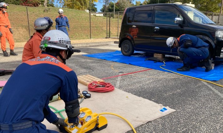 本日から令和6年度新規救助隊員候補者養成研修が始まりました‼️
体力テストを突破した養成員7名が5日間の研修に参加します🚒
基本訓練、交通救助、低所救助、高所救助、応用訓練など、様々な内容をこの5日間で学びます✨
#成田市 
＃成田市消防本部
＃救助隊