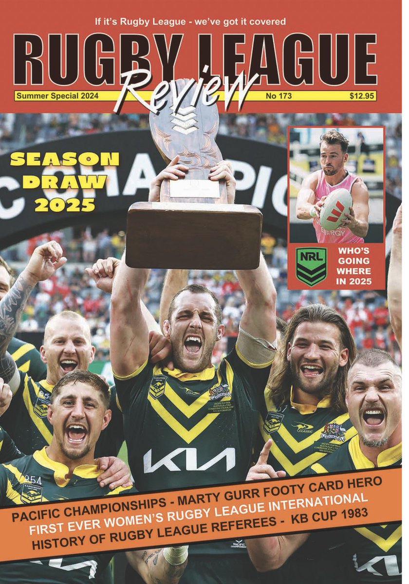RL_Review's tweet image. The Summer Special of Rugby League Review is out this Wednesday at most newsagents. Guarantee your copy by subscribing. Click here to subscribe.

rugbyleaguereview.com/subscribe.htm