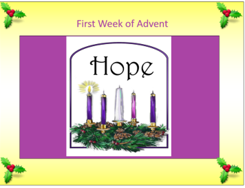 mclaughl10's tweet photo. ADVENT  WEEK 1: HOPE.  We pray that we remember that Christmas is a time to celebrate Jesus’ birthday. Help us to slow down and listen to Your voice in our lives. Open our hearts to the HOPE of Emmanuel. Amen  @alcdsb @alcdsb_abos  #ALCDSBWitness #ALCDSBMYSP https://t.co/WbDamJEKZP