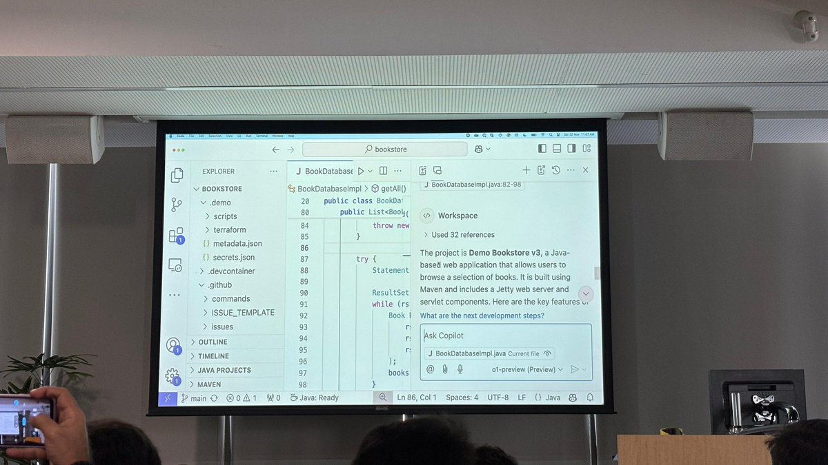 Prabhat_say's tweet image. I had a great opportunity to attend the #githubuniverserecap organised by @GitHubIndia where I had a chance to experience the upcoming and currently integrated features in GitHub Copilot, making the Natural Language development a new normal. 
#GitHub #opensource #LearnInPublic.
