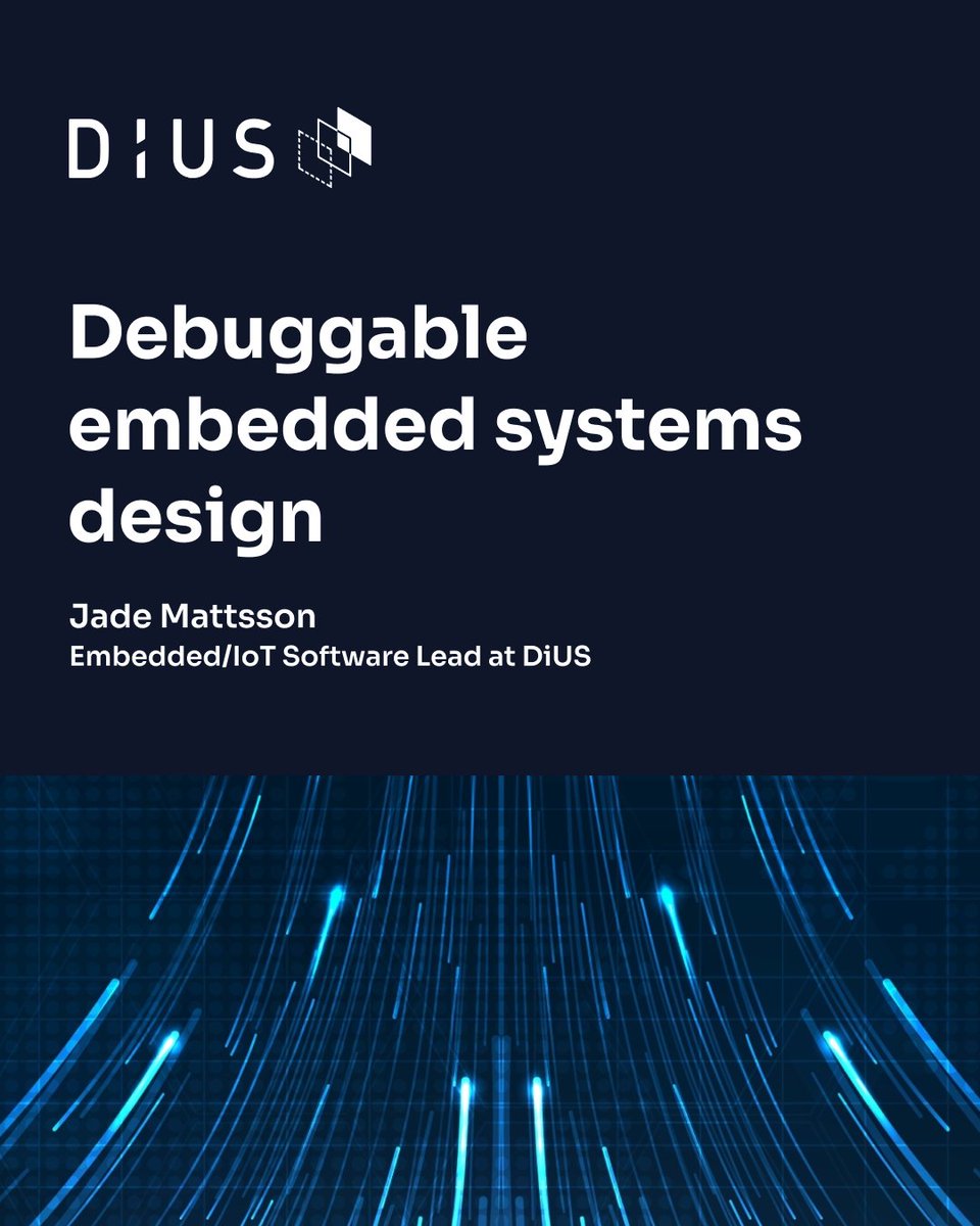dius_anz's tweet image. Embedded systems shouldn’t be black boxes 🕳️

Jade Mattsson shares strategies to improve debugging with better logging and creative tools.

📖 Read more: dius.com.au/design-debugga…

#embeddedsystems #debuggingtools #iotdevelopment #techinnovation