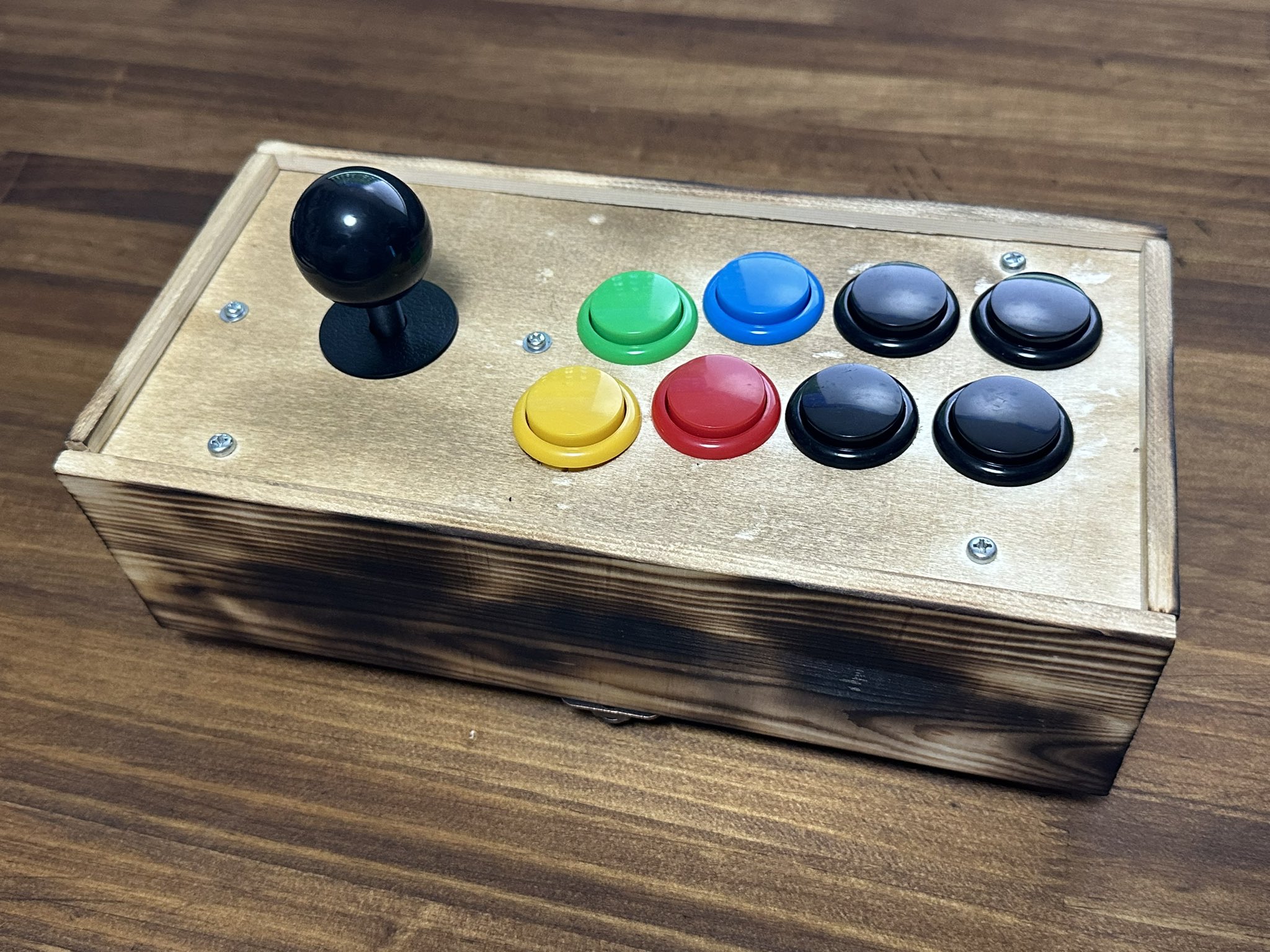 ウォールナット　アーケードコントローラー　DIY ウォールナット アーケードコントローラー DIY - メルカリ