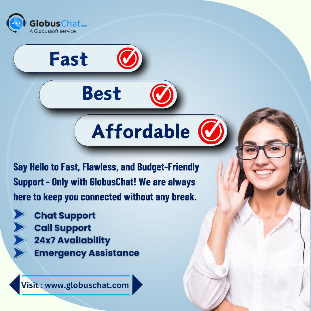 globuschat's tweet image. Don’t have the time or team for customer support? We’ve got you! 💬

@globuschat provides 24/7 support services to help your business shine. Your customers deserve prompt, professional assistance—and we’re here to deliver! 🌟

#GlobusChat #SupportMadeSimple #CustomerFirst
