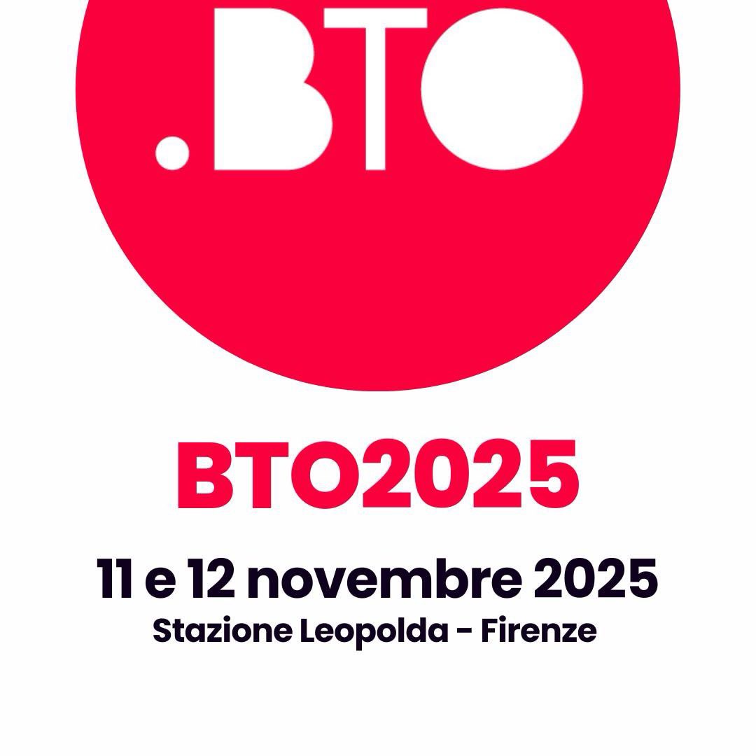 BTO ANNUNCIA LE DATE 2025: 
LA 17ª EDIZIONE #BTO2025 ALLA LEOPOLDA DI FIRENZE L’11 E 12 NOVEMBRE. STAZIONE LEOPOLDA FIRENZE