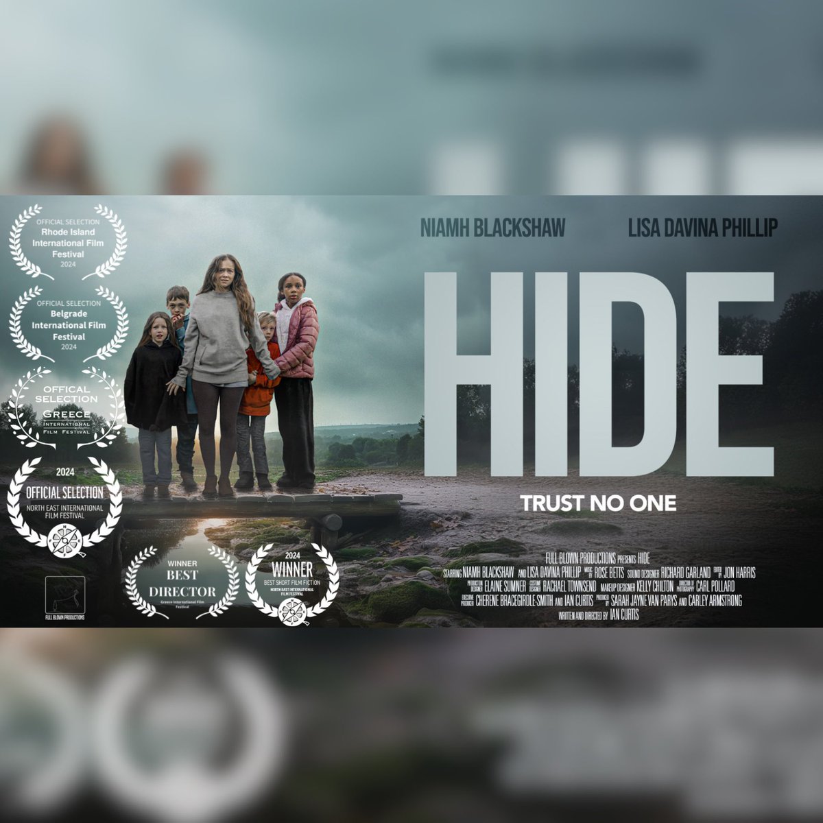 HIDE Short Film (@hide_shortfilm) on Twitter photo Last weekend, we were BLOWN AWAY to find out we won Best Short Film at the BIFA qualifying <a href="/NEIFF_Official/">North East International Film Festival CIC</a> ❤️
We owe our cast, crew and supporters unconditionally and thank you all endlessly for your support.
Can’t wait to see what’s next for our little film! 🎬🎥 Last weekend, we were BLOWN AWAY to find out we won Best Short Film at the BIFA qualifying <a href="/NEIFF_Official/">North East International Film Festival CIC</a> ❤️
We owe our cast, crew and supporters unconditionally and thank you all endlessly for your support.
Can’t wait to see what’s next for our little film! 🎬🎥