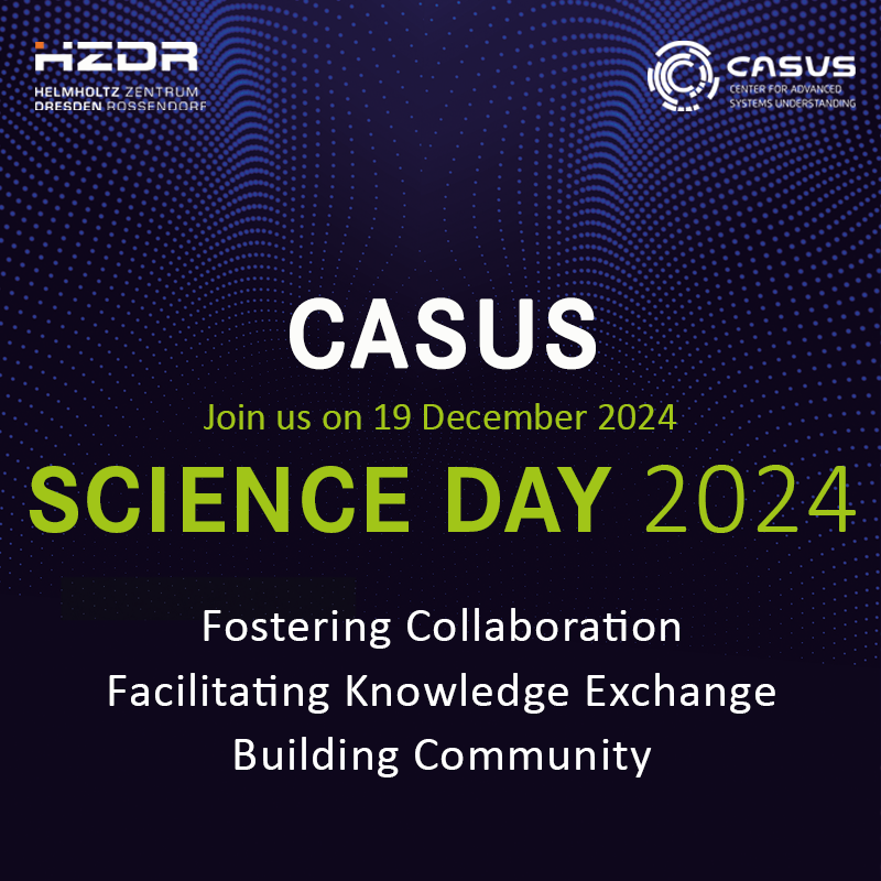 Center for Advanced Systems Understanding at HZDR (@casusscience) on Twitter photo We are delighted to welcome our partners <a href="/UFZ_de/">UFZ</a>, <a href="/mpicbg/">MPI-CBG Dresden</a>, <a href="/tudresden_de/">TU Dresden</a> & <a href="/uniwroc/">UNIWROC</a> in December to talk about the achievements we have accomplished & the challenges we want to tackle next. Five years of <a href="/CASUSscience/">Center for Advanced Systems Understanding at HZDR</a> is a great occasion to do so, isn't it? <a href="/HZDR_Dresden/">HZDR @HZDR@helmholtz.social</a> #Görlitz We are delighted to welcome our partners <a href="/UFZ_de/">UFZ</a>, <a href="/mpicbg/">MPI-CBG Dresden</a>, <a href="/tudresden_de/">TU Dresden</a> & <a href="/uniwroc/">UNIWROC</a> in December to talk about the achievements we have accomplished & the challenges we want to tackle next. Five years of <a href="/CASUSscience/">Center for Advanced Systems Understanding at HZDR</a> is a great occasion to do so, isn't it? <a href="/HZDR_Dresden/">HZDR @HZDR@helmholtz.social</a> #Görlitz
