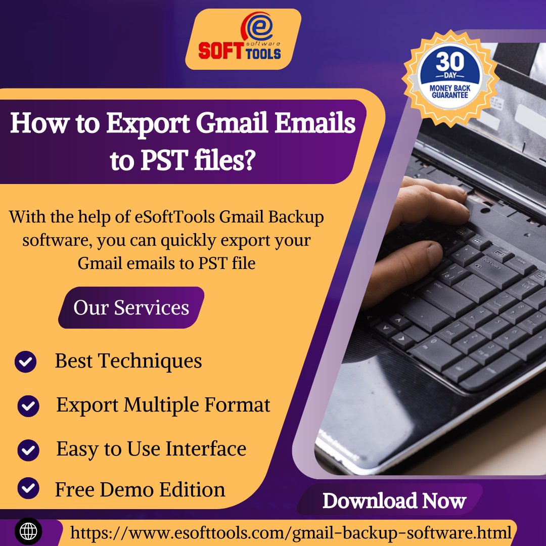 esofttools's tweet image. How to Export Gmail Emails to PST files?

eSoftTools Gmail Backup software is the best solution to export Gmail emails to PST files. You can export your files with just a few simple processes.

Visit more:- esofttoolssoftware.amebaownd.com/posts/55948520

#gmailemailbackupsoftware #takegmailemailbackup