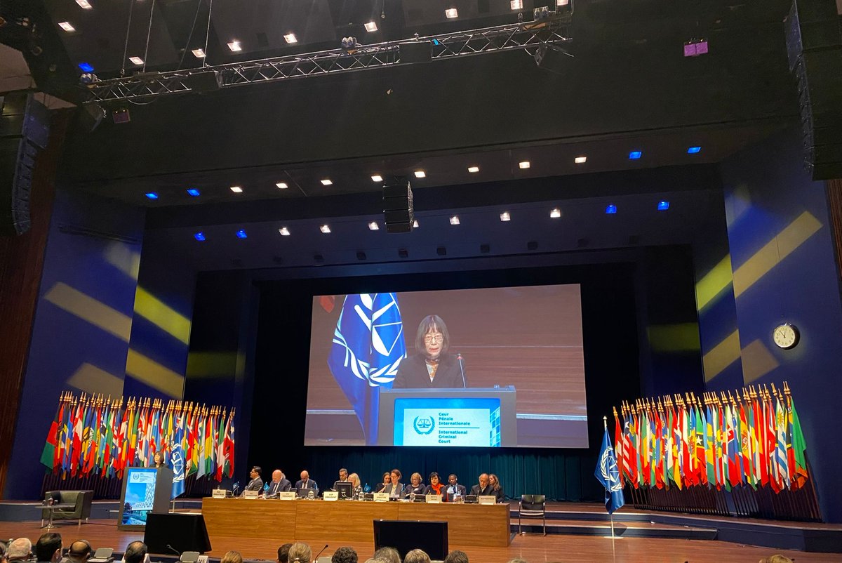 Et c'est parti !

Le Canada est heureux de participer à la 23e session de l'Assemblée des États Parties #ASP23 pour soutenir la <a href="/CourPenaleInt/">CPI-Cour pénale int.</a>, qui donne de l'espoir en matière de responsabilité aux victimes de crimes graves, conformément au Statut de Rome.