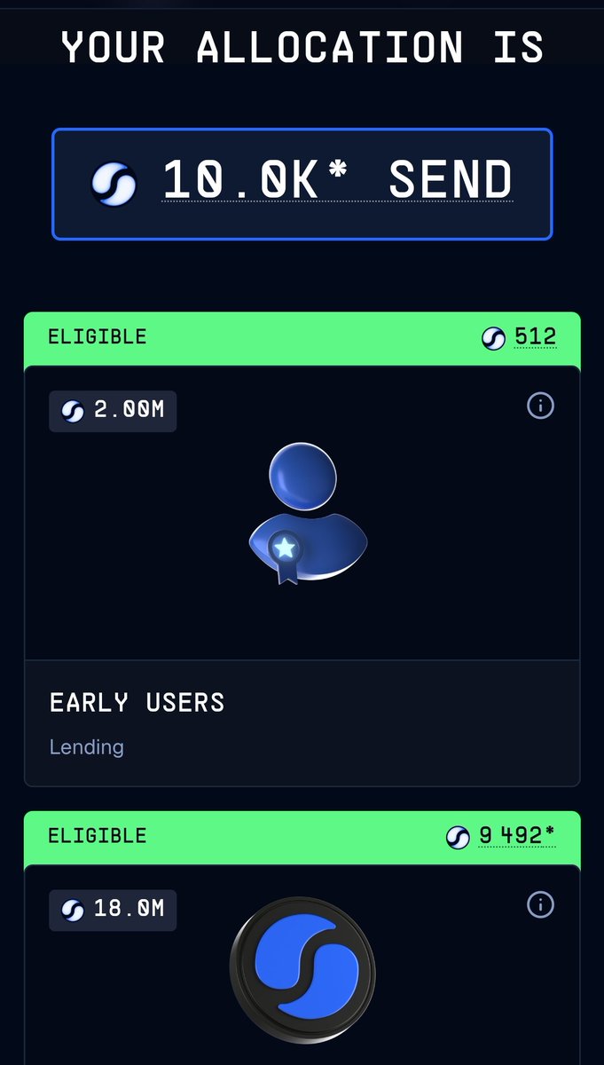CoinDrix's tweet image. $SEND @suilendprotocol @Community_Sui @SuiNetwork  
🚀🚀🚀🚀