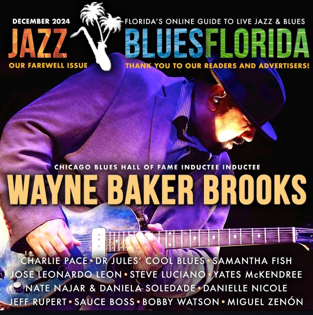 waynebrooks's tweet image. We're on the Cover of @jazzbluesflorida magazine. Pick up a physical copy if you live in Florida or read the digital version here jazzbluesflorida.com

The shows have been great the crowds been piling in the clubs, we love it!!! We gonna pitch a "Wayne Dang Doodle"

#Blues